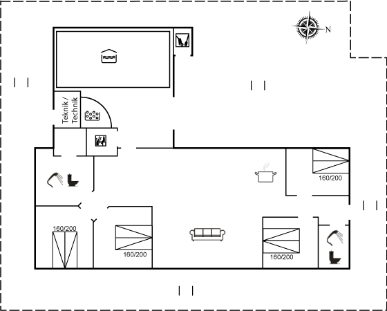 Vorschaubild von Ferienhaus EB69 in Houvig - Søndervig - Westjütland