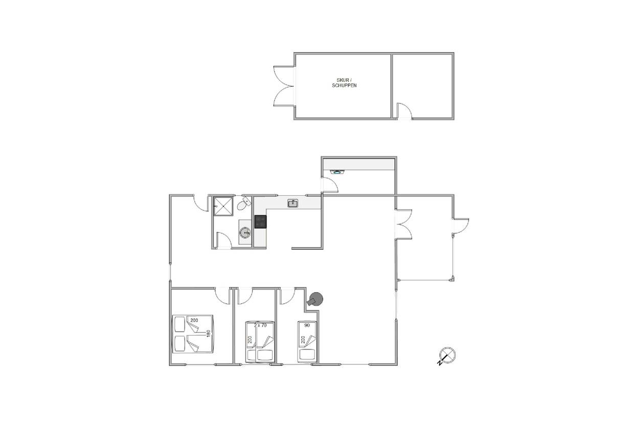 Vorschaubild von Ferienhaus ED58 in Houstrup - Westjütland
