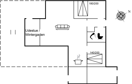 Vorschaubild von Ferienhaus EF11 in Følle - Ostjütland