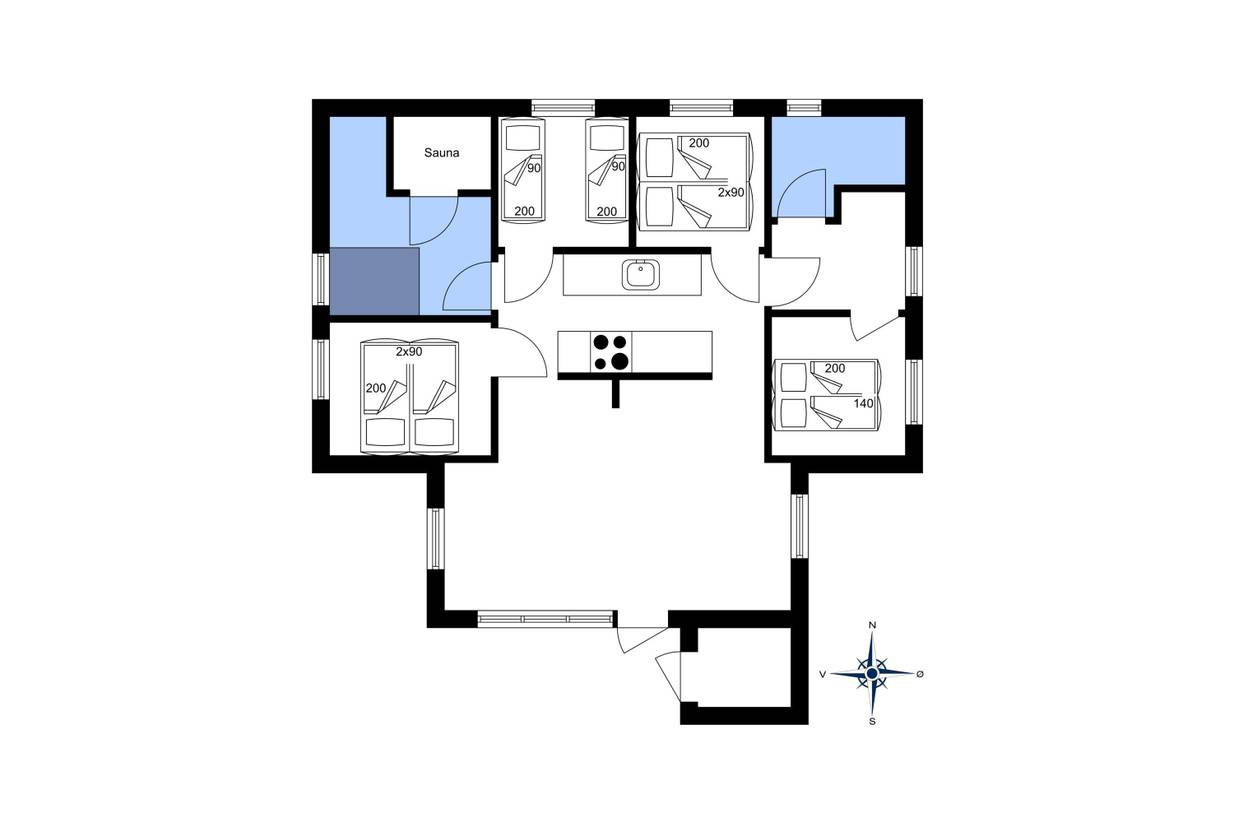 Vorschaubild von Ferienhaus EF53 in Vejers Strand - Westjütland