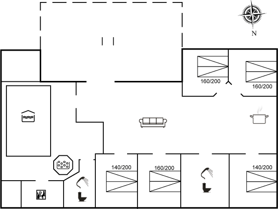 Vorschaubild von Ferienhaus EG89 in Kromose - Rømø