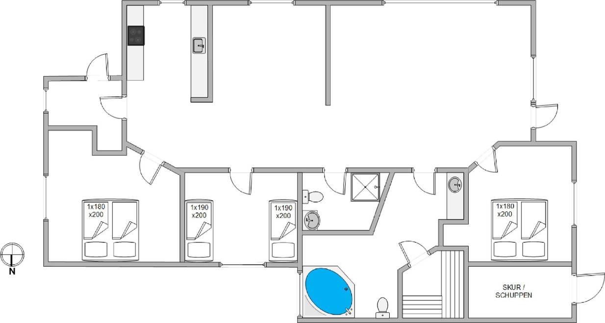 Vorschaubild von Ferienhaus EH57 in Houvig - Søndervig - Westjütland