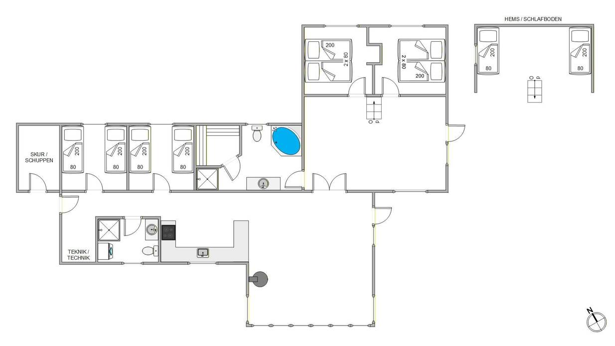 Vorschaubild von Ferienhaus EJ18 in Kromose - Rømø