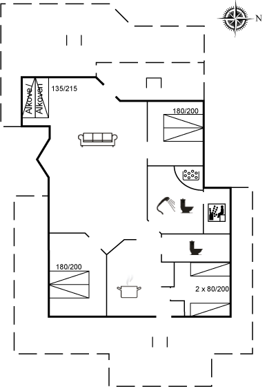Vorschaubild von Ferienhaus EJ53 in Grønhøj - Løkken - Nordjütland
