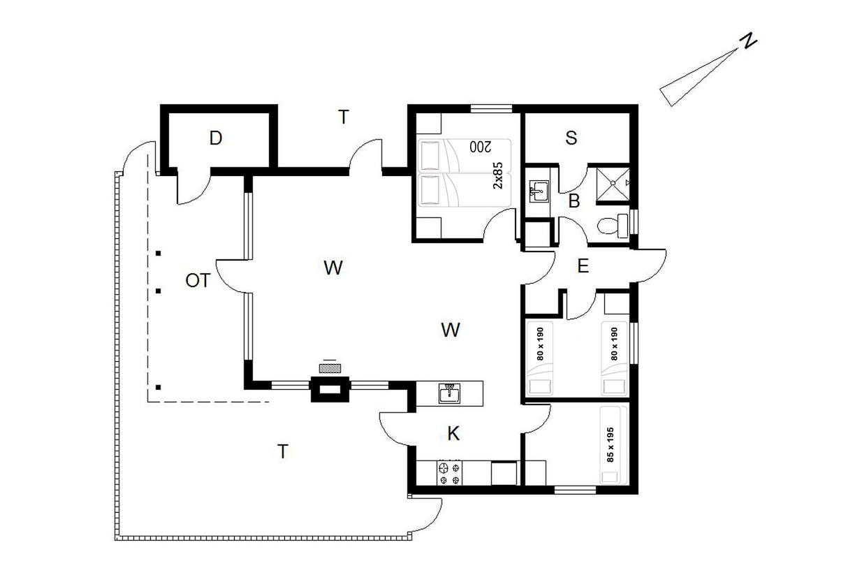 Vorschaubild von Ferienhaus EJ85 in Henne Strand - Westjütland