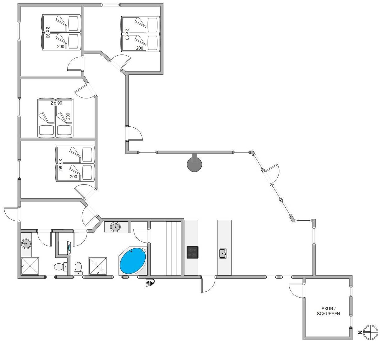 Vorschaubild von Ferienhaus EK18 in Bjerregård - Westjütland