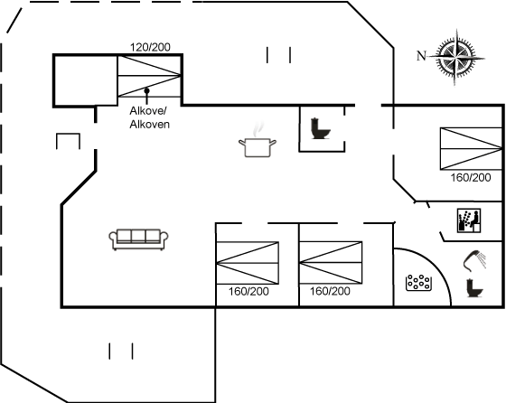 Vorschaubild von Ferienhaus EL90 in Lavensby - Als