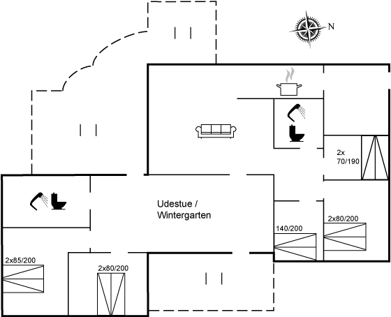Vorschaubild von Ferienhaus EN58 in Vejers Strand - Westjütland
