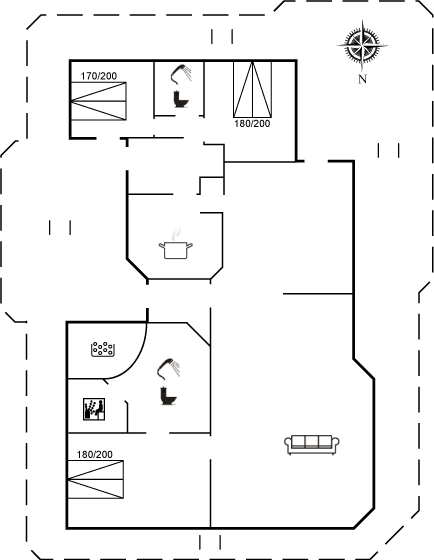 Vorschaubild von Ferienhaus EN87 in Grønhøj - Løkken - Nordjütland