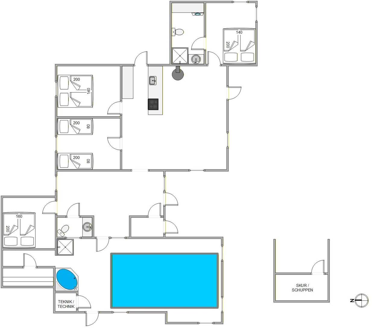 Vorschaubild von Ferienhaus EP43 in Haurvig - Årgab - Westjütland