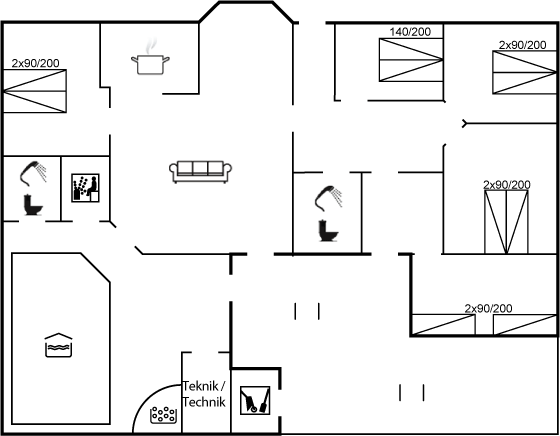 Vorschaubild von Ferienhaus ET37 in Ho - Blåvand - Westjütland