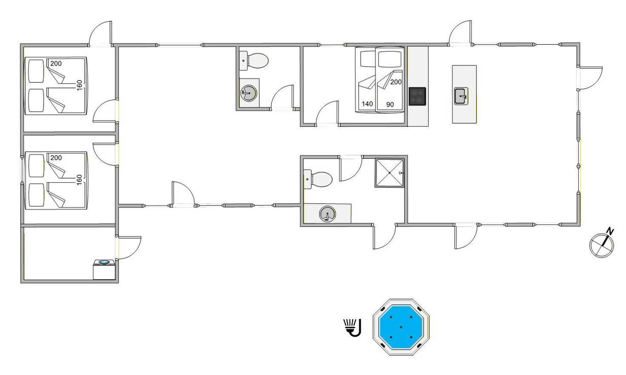 Vorschaubild von Ferienhaus ET46 in Havneby - Rømø