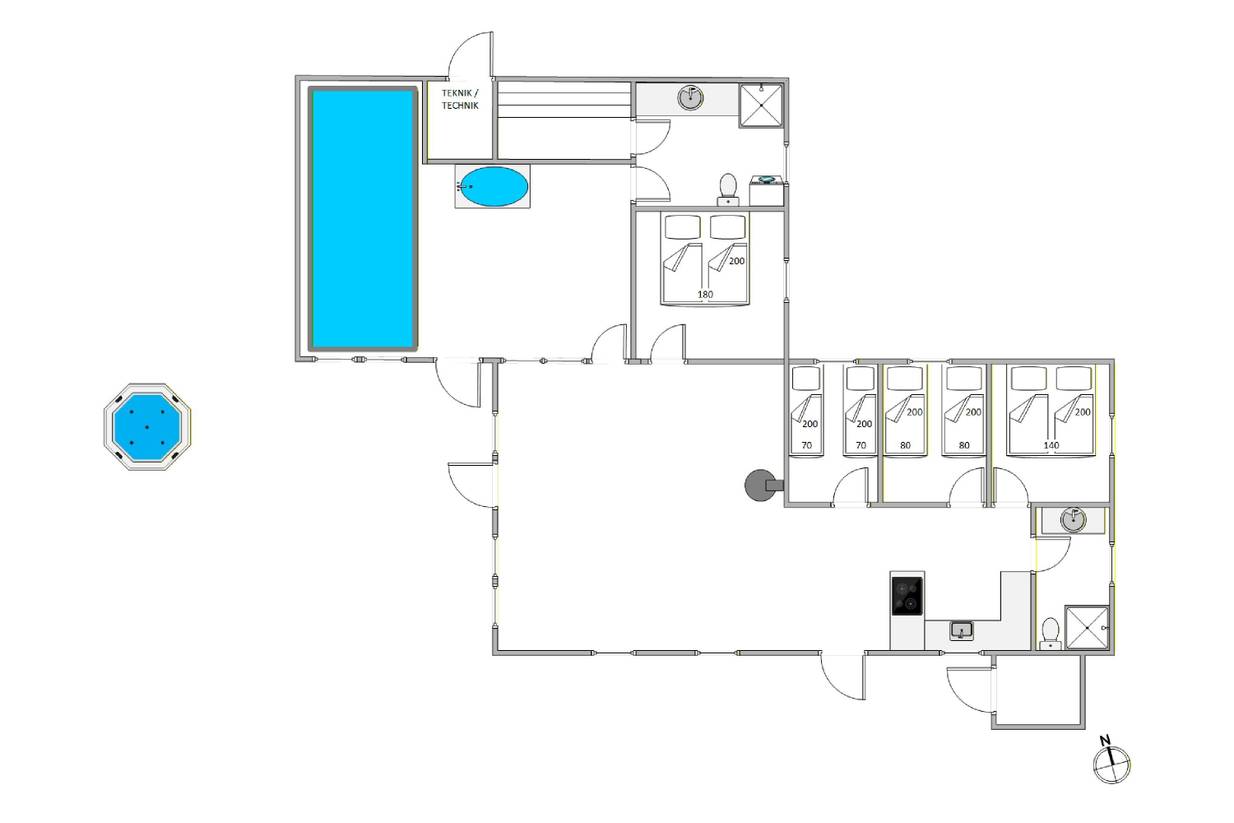 Vorschaubild von Ferienhaus EW40 in Blåvand - Westjütland