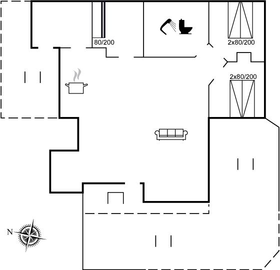 Vorschaubild von Ferienhaus EW53 in Klitmøller - Thy/Limfjord