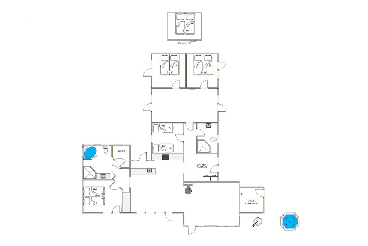 Vorschaubild von Ferienhaus EW82 in Blåvand - Westjütland