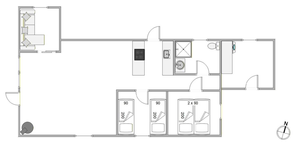 Vorschaubild von Ferienhaus FA41 in Bolilmark - Rømø