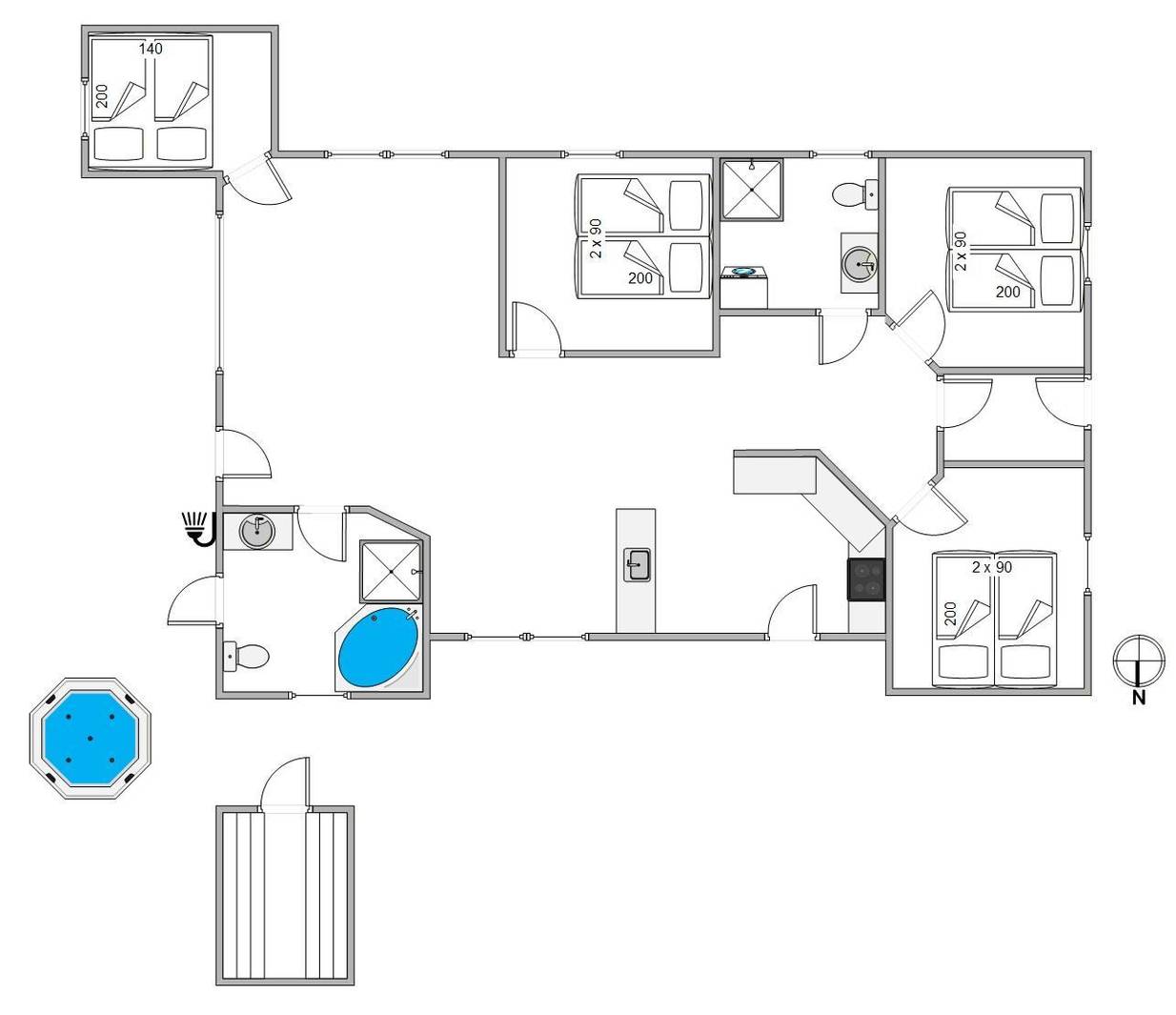 Vorschaubild von Ferienhaus FD17 in Skaven - Westjütland
