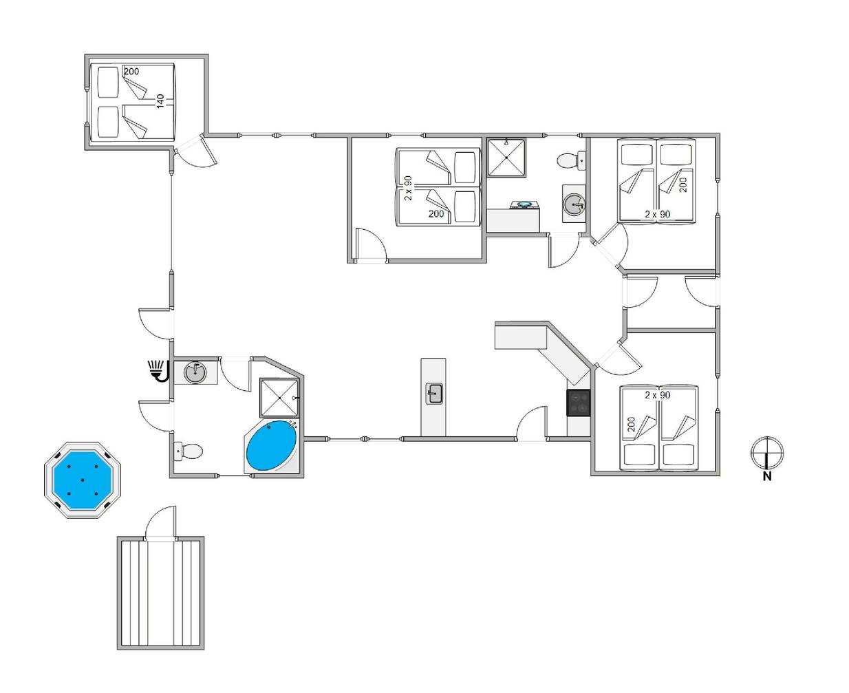 Vorschaubild von Ferienhaus FD17 in Skaven - Westjütland
