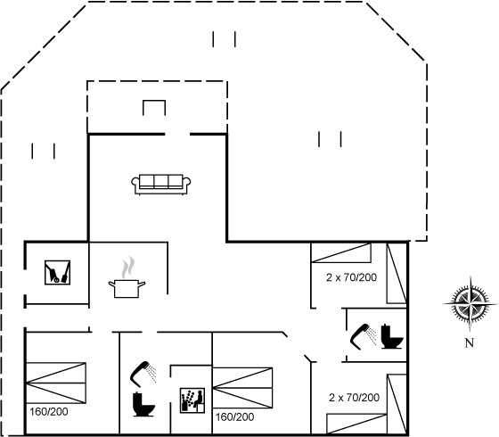 Vorschaubild von Ferienhaus FD99 in Grønhøj - Løkken - Nordjütland