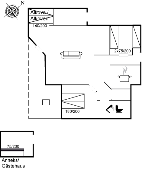 Vorschaubild von Ferienhaus FF88 in Sønderstrand - Rømø