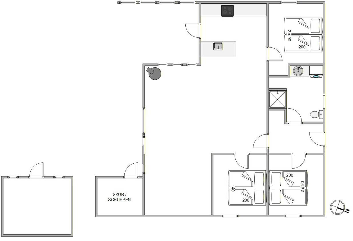 Vorschaubild von Ferienhaus FH58 in Bjerregård - Westjütland