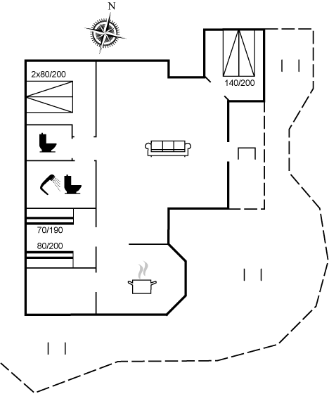 Vorschaubild von Ferienhaus FJ41 in Sandkås - Bornholm