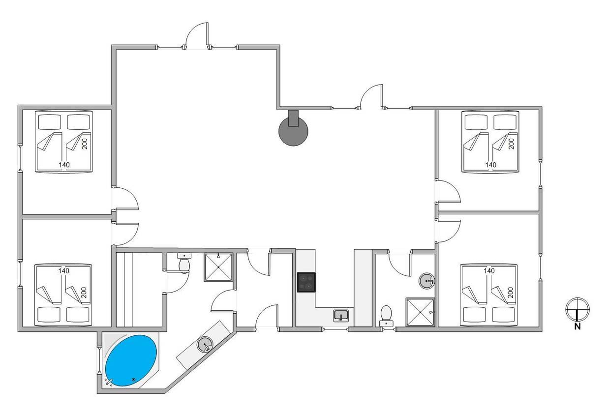 Vorschaubild von Ferienhaus FJ98 in Bjerregård - Westjütland