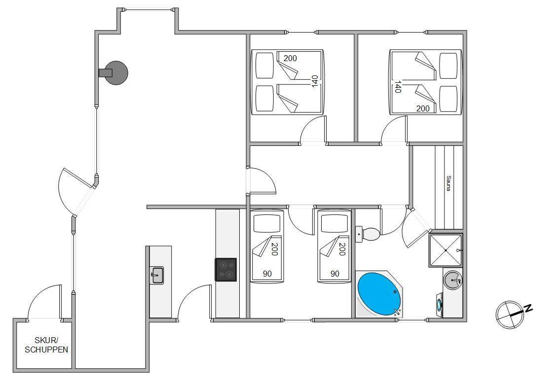 Vorschaubild von Ferienhaus FK52 in Bork Havn - Westjütland