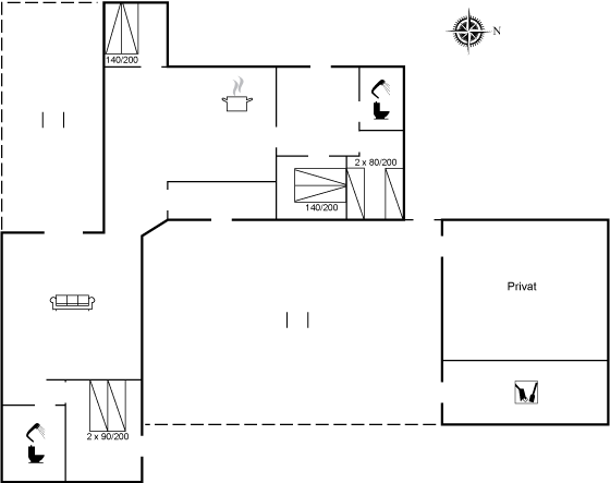 Vorschaubild von Ferienhaus FK55 in Bolilmark - Rømø