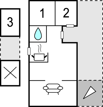 Vorschaubild von Ferienhaus FL23 auf Kaldred - Westseeland