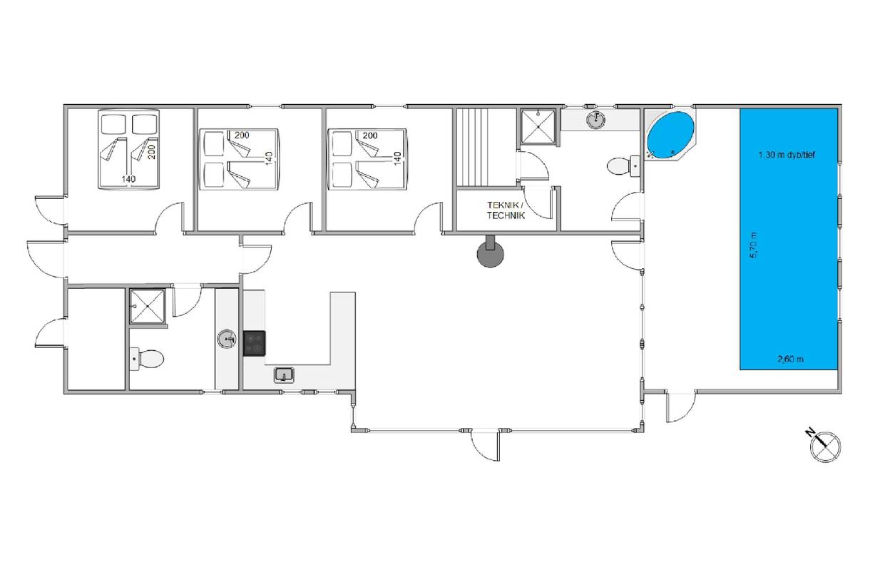 Vorschaubild von Ferienhaus FL45 in Houvig - Søndervig - Westjütland