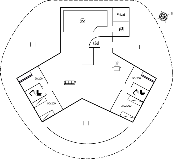 Vorschaubild von Ferienhaus FN23 in Klitmøller - Thy/Limfjord