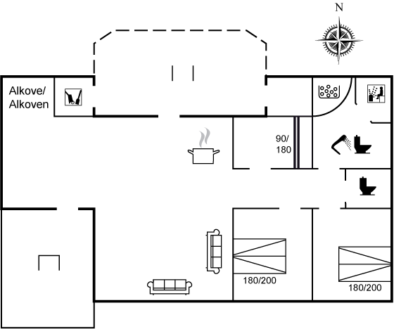 Vorschaubild von Ferienhaus FP29 in Nr. Lyngby - Løkken - Nordjütland