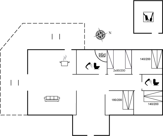 Vorschaubild von Ferienhaus FQ83 in Bisnap - Hou - Nordjütland Ost
