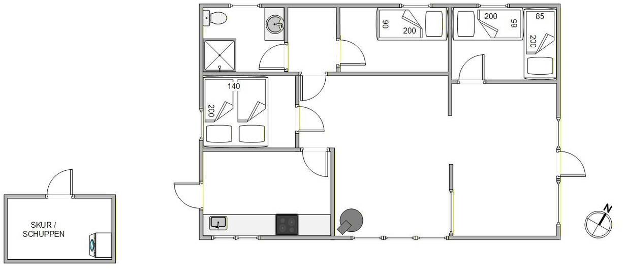 Vorschaubild von Ferienhaus FU22 in Haurvig - Årgab - Westjütland