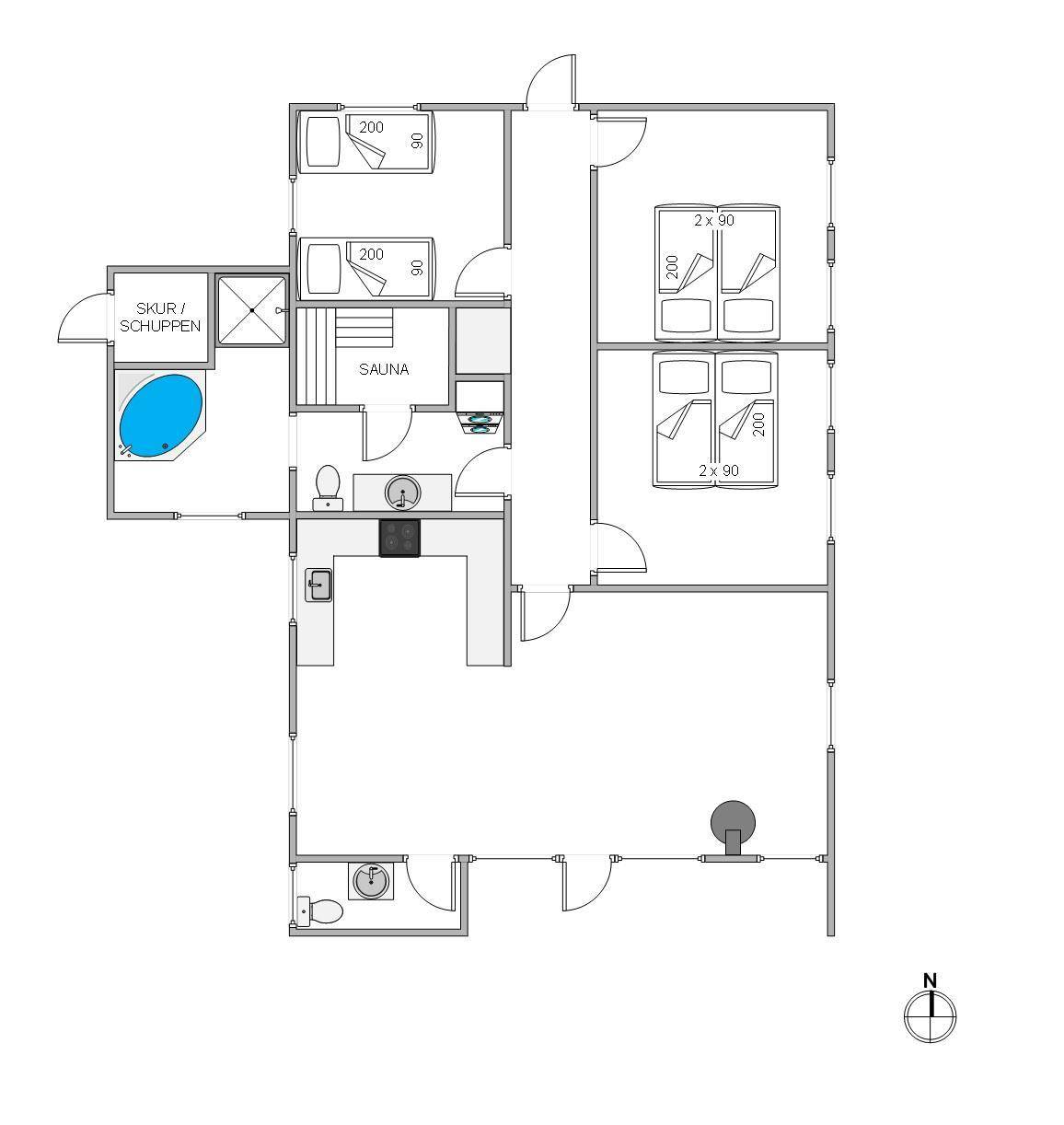 Vorschaubild von Ferienhaus FW98 in Henne Strand - Westjütland