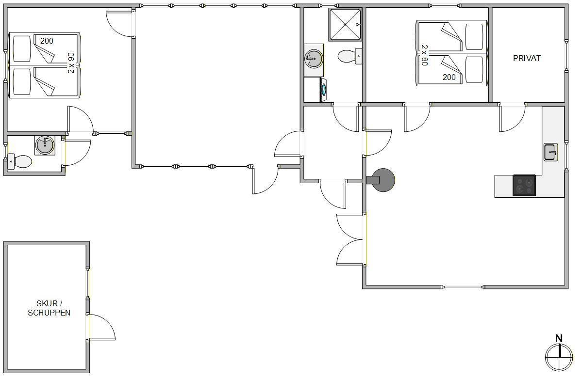 Vorschaubild von Ferienhaus GA54 in Haurvig - Bjerregård - Westjütland