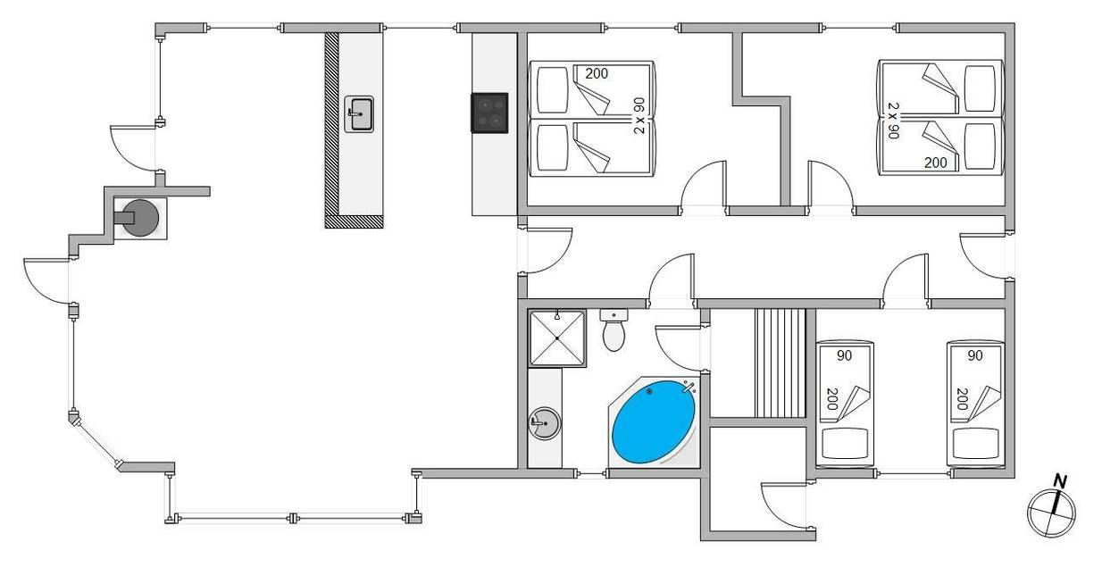 Vorschaubild von Ferienhaus GB10 in Bjerregård - Westjütland