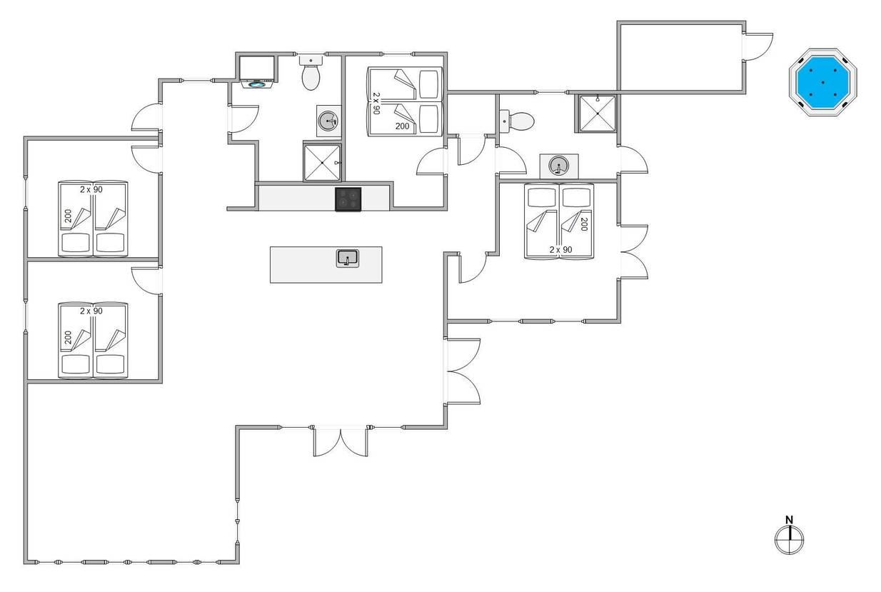 Vorschaubild von Ferienhaus GE21 in Kromose - Rømø