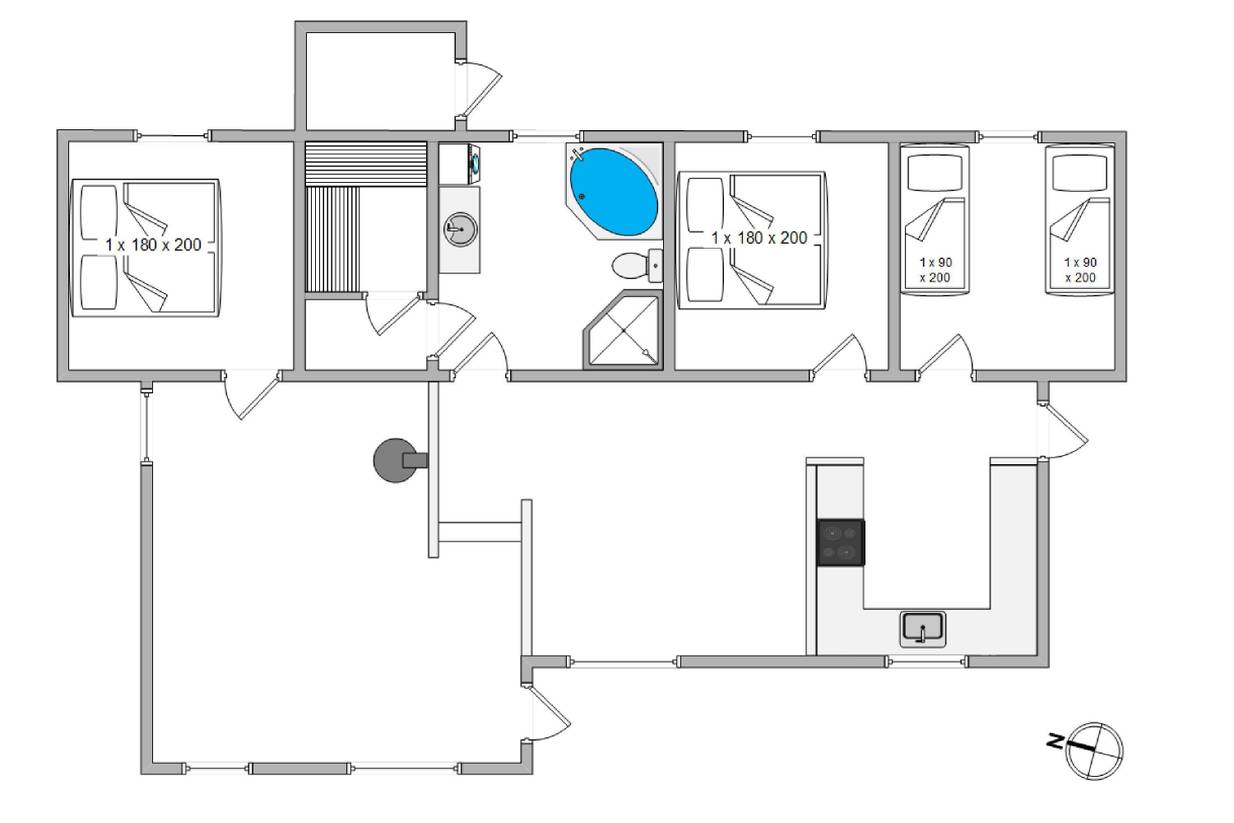 Vorschaubild von Ferienhaus GE54 in Søndervig - Westjütland