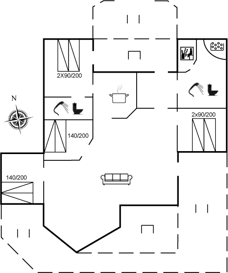 Vorschaubild von Ferienhaus GE99 in Saltum - Blokhus - Nordjütland