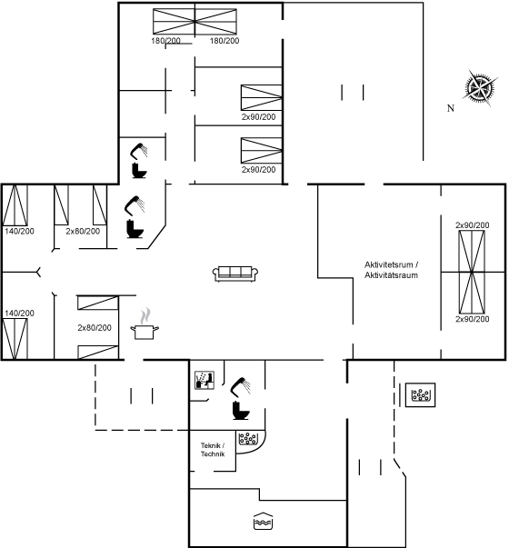 Vorschaubild von Ferienhaus GF78 in Vrist - Vejlby Klit - Westjütland