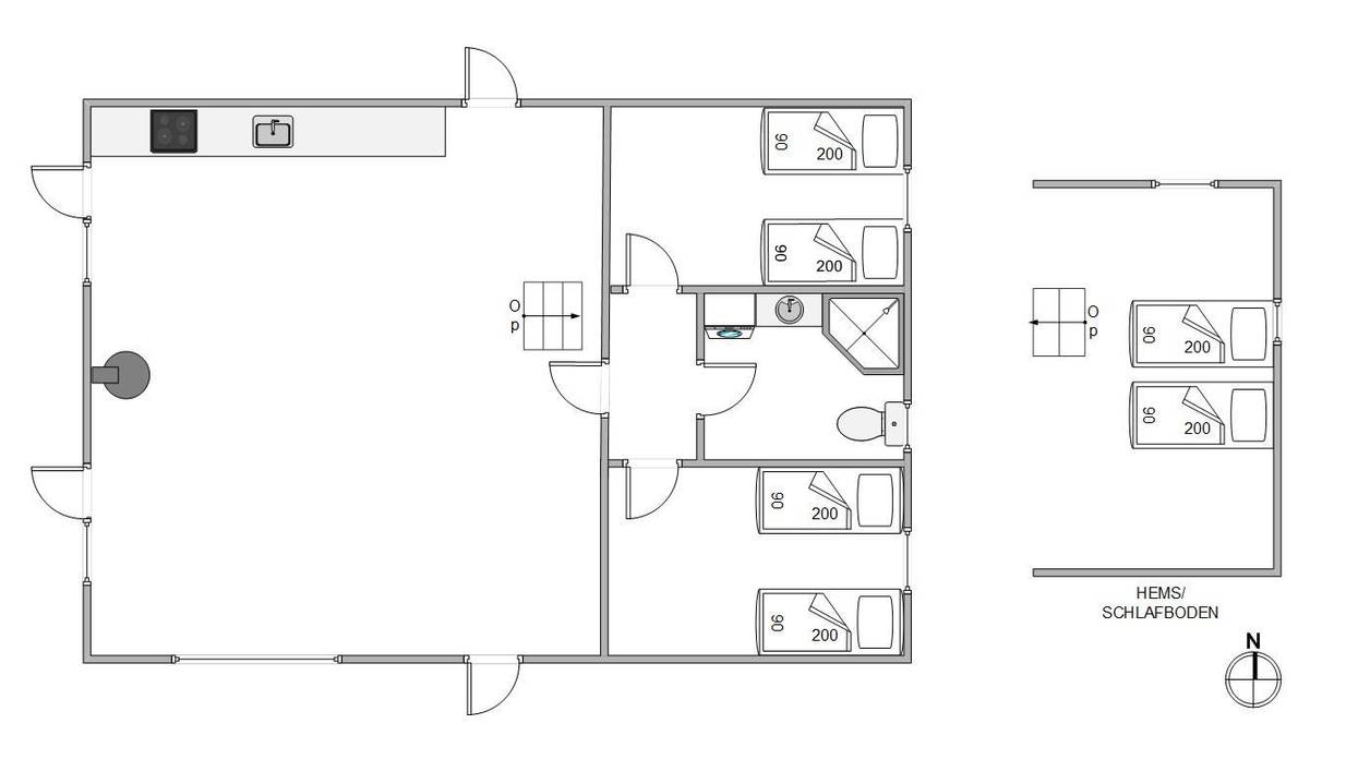 Vorschaubild von Ferienhaus GG55 in Kongsmark - Rømø