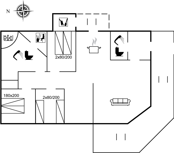Vorschaubild von Ferienhaus GG98 in Grønhøj - Løkken - Nordjütland