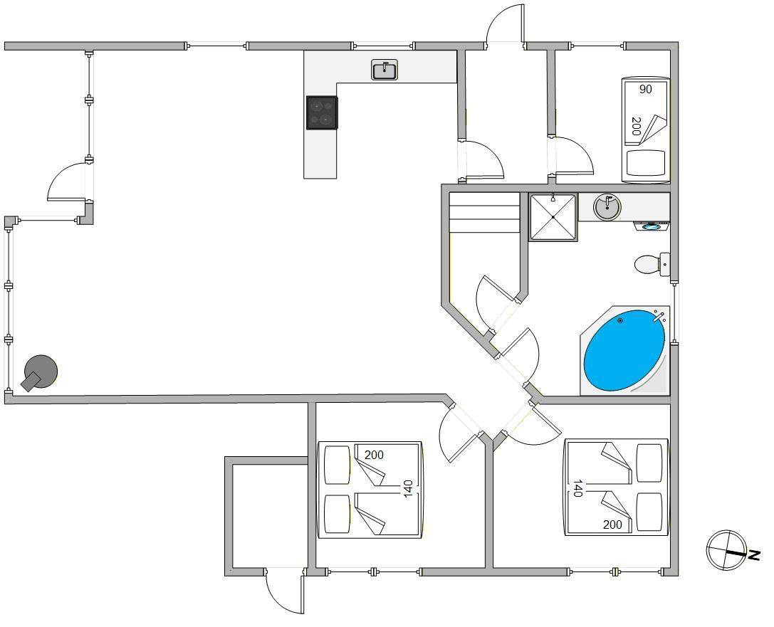 Vorschaubild von Ferienhaus GH45 in Bjerregård - Westjütland