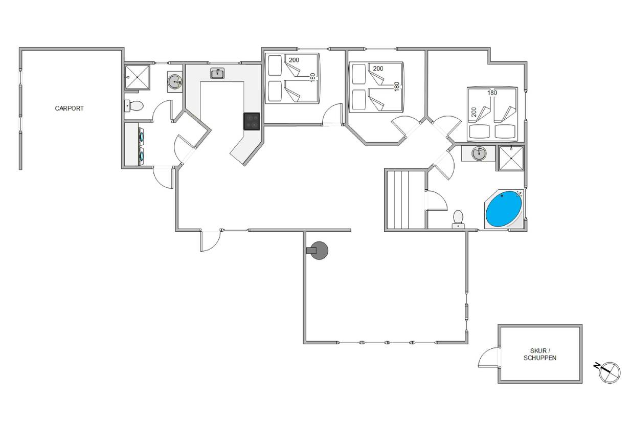 Vorschaubild von Ferienhaus GH70 in Vejers Strand - Westjütland