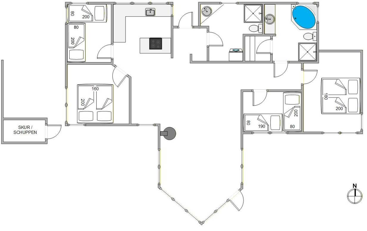 Vorschaubild von Ferienhaus GR31 in Bjerregård - Westjütland