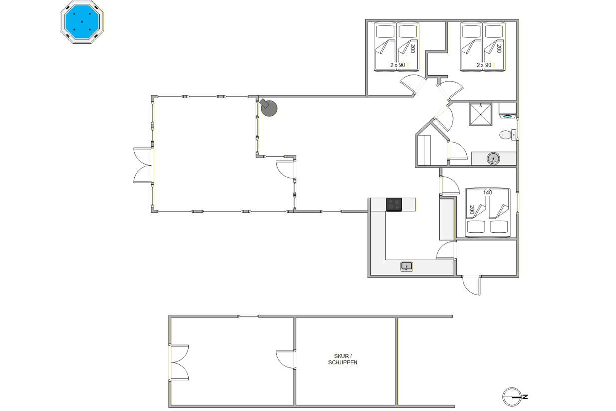 Vorschaubild von Ferienhaus GU65 in Bork Havn - Westjütland