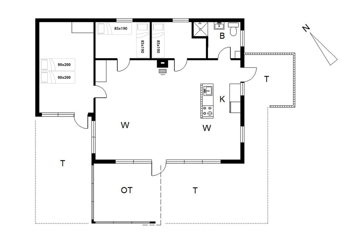 Vorschaubild von Ferienhaus GU86 in Henne Strand - Westjütland