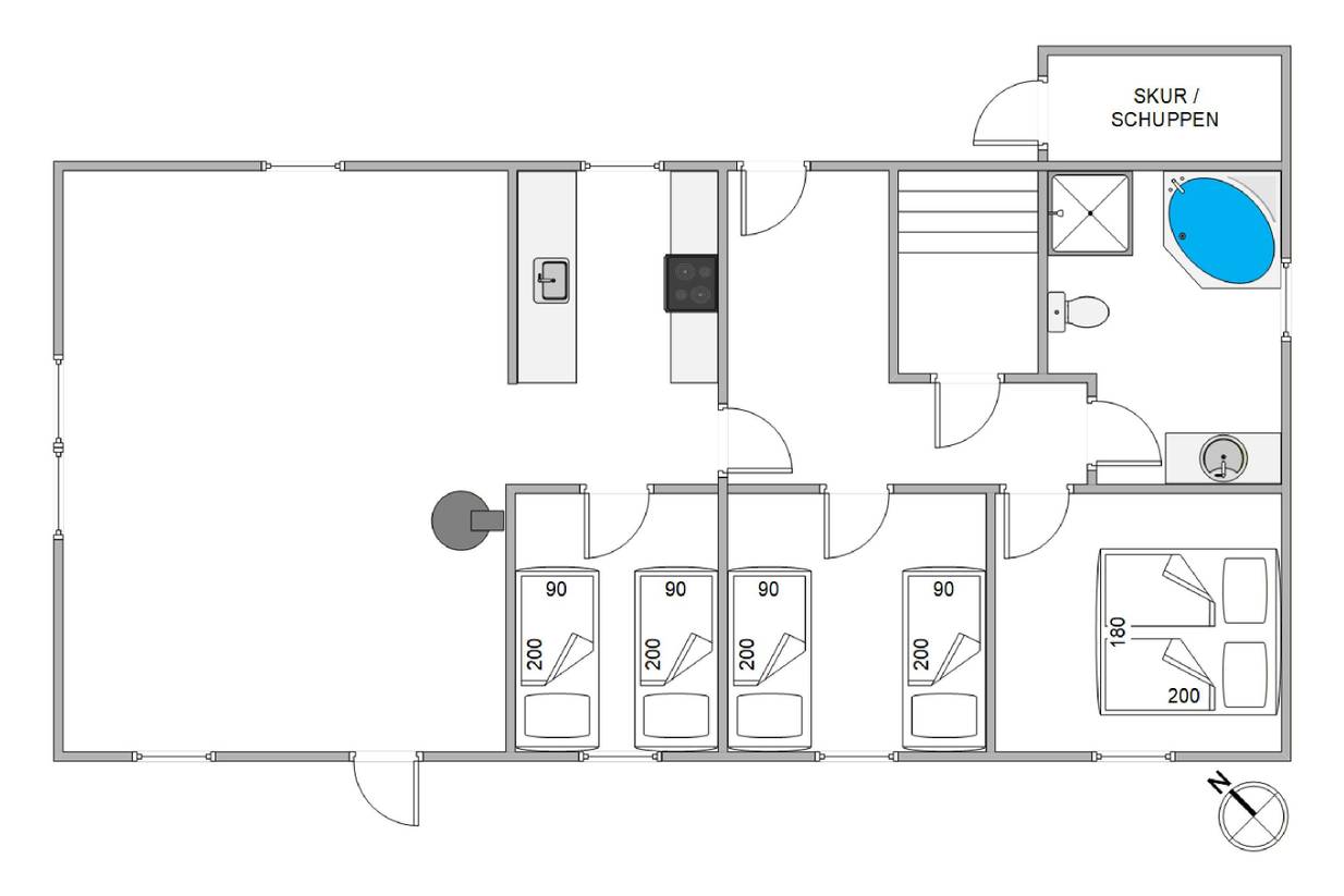 Vorschaubild von Ferienhaus GV21 in Vester Husby - Westjütland